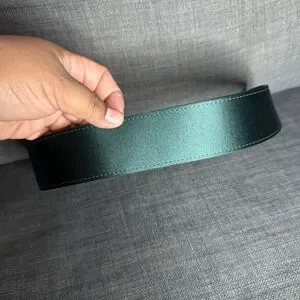 MM Lafleur | Accessories | Mm Lafleur Green Leather Satin 